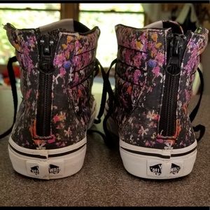 Vans floral core classic girls size 3